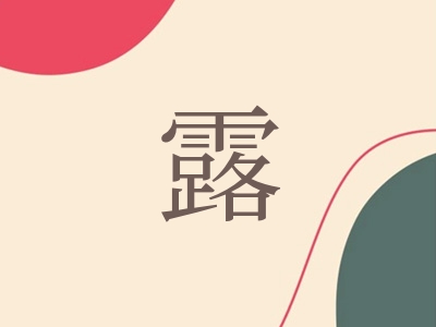 带露字的女孩名字